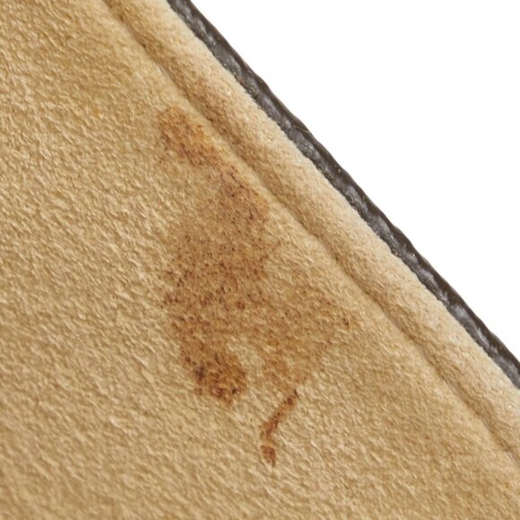 LOUIS VUITTON Brown Monogram Leather Pochette Hobo Bag - Picture 6 of 13